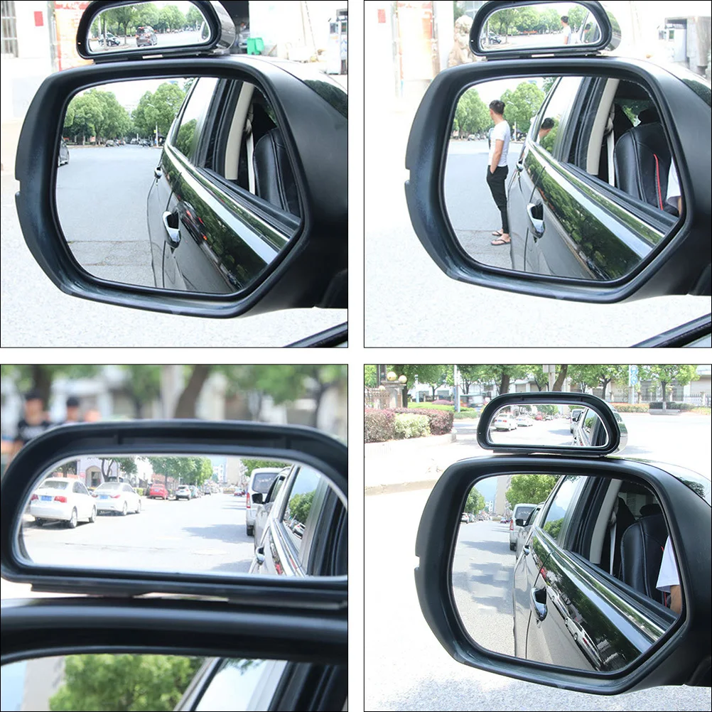 

3Pcs Durable Wide-Angle Car Rearview Mirror Auxiliary Glass Vehicle Blind Spot Adjustable Auto Rear View Mirror