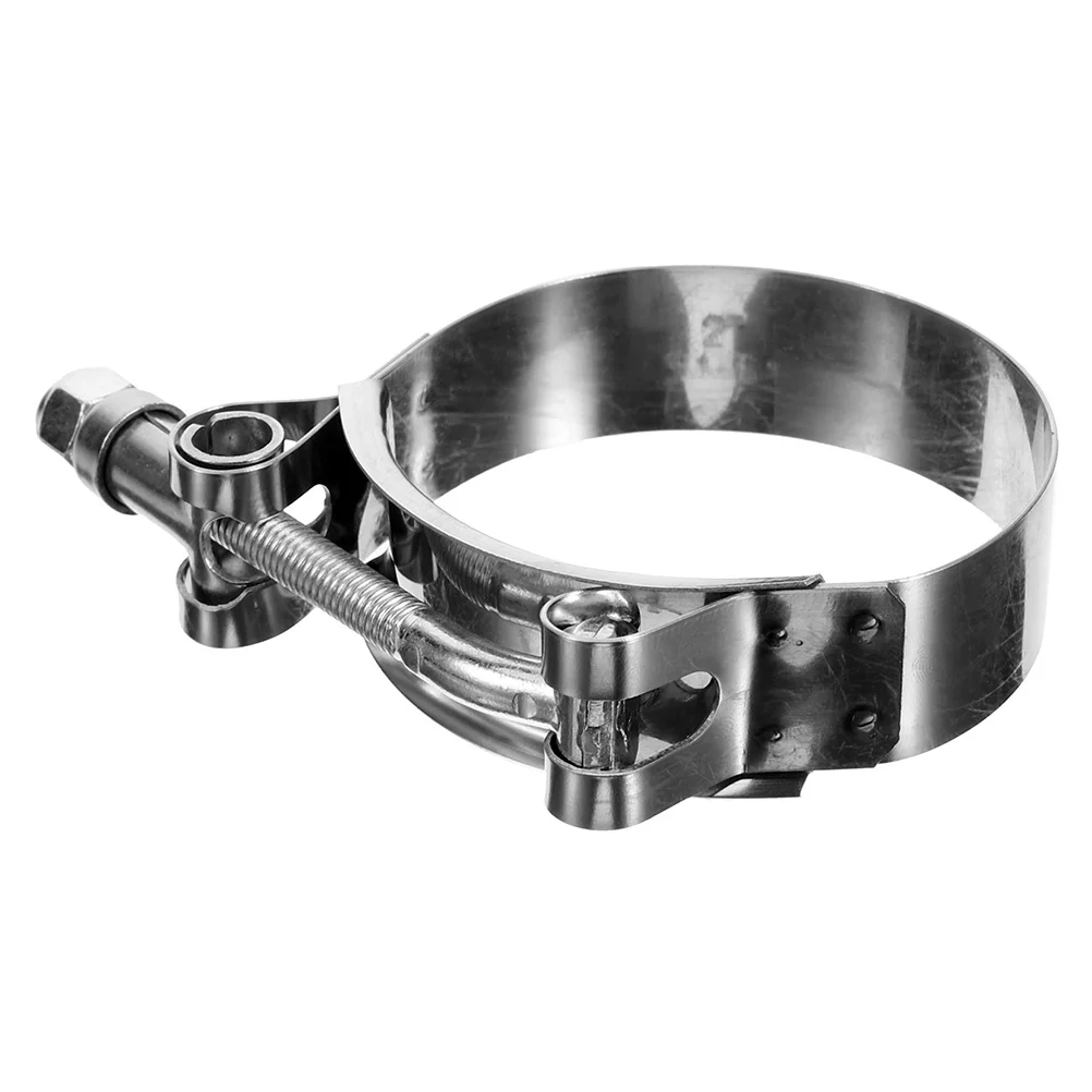 

2.5 Inch Exhaust Stainless Steel Butt Joint Band Clamp For Motorcycle Pipe Repair Heavy Duty Exhaust System Clamp