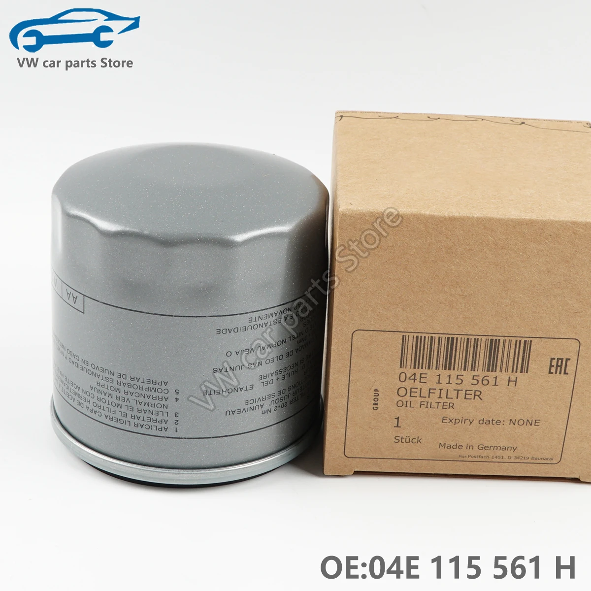 Car Oil Filter 04E115561H For AUDI A1 A3 A4 B9 Avant A5 Q2 Q3 30 35TFSI Allstreet Sportback Limousine 1.0 1.2 1.4TFSI Engine