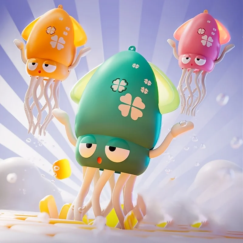 

This electric dancing octopus toy features a 2-in-1 upright dancing and crawling mode, LED lights, catchy music, and intelligent obstacle avoidance. Suitable for infants and toddlers, it's a perfect gift for birthdays, Children's Day, and anniversaries.