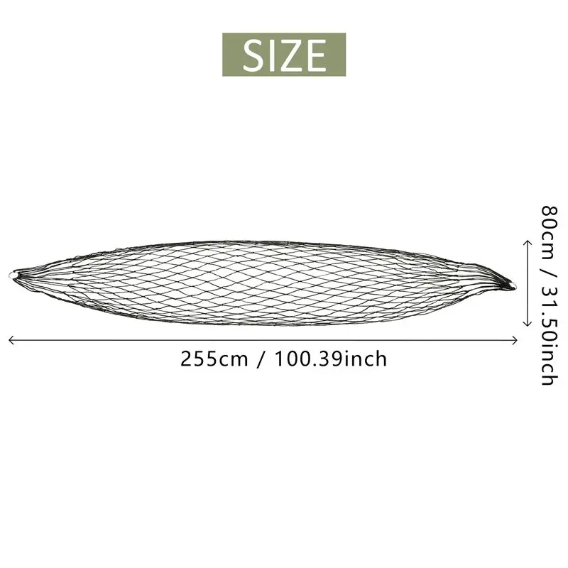 SEWS-Portable Outdoor Sport Hammock, Outdoor Camping Hammock Mesh Net For Garden Beach Yard Travel Garden Swing Hanging Bed