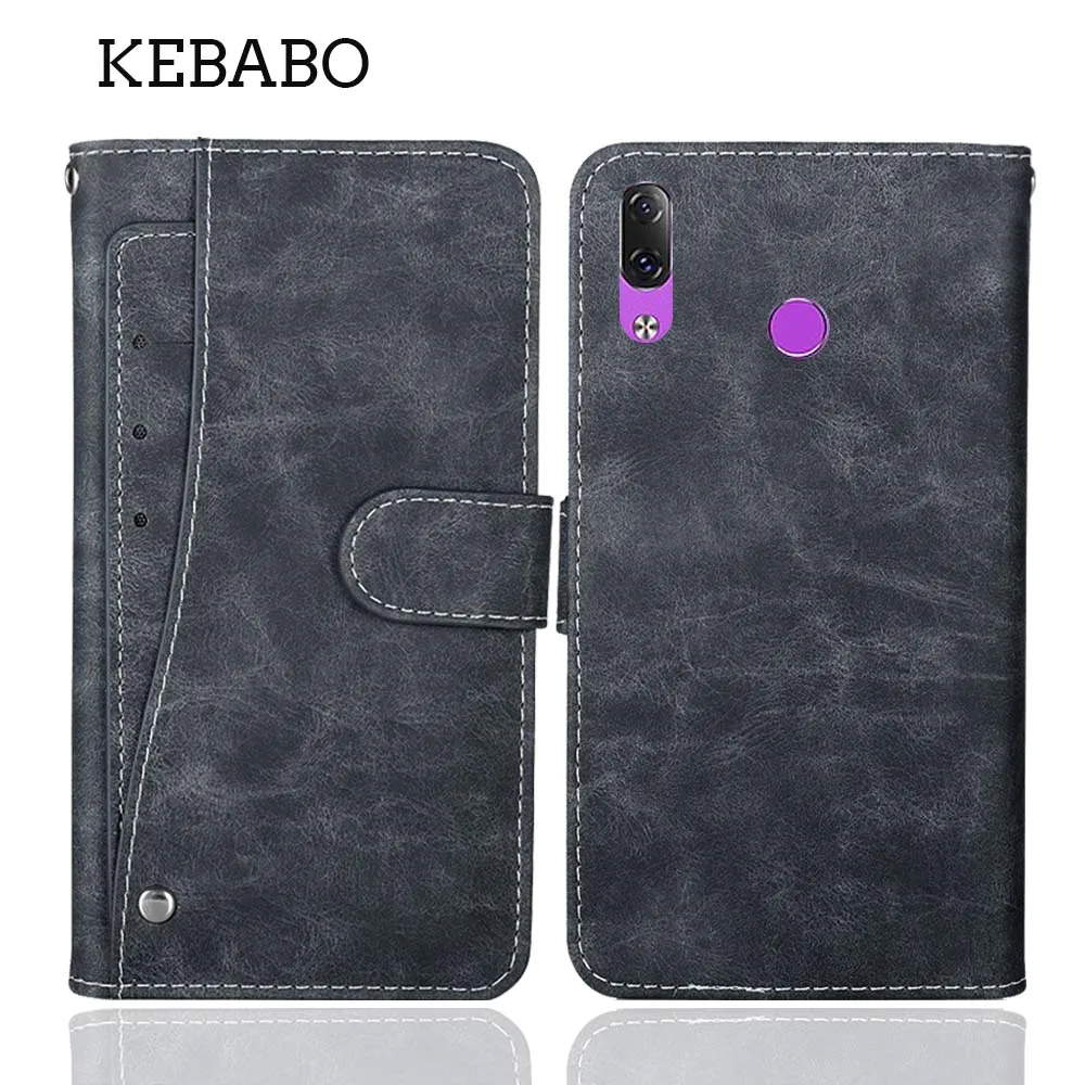 Carteira de couro Flip Phone Case para Lenovo, Luxury Card Slots Cover, Sacos estilo livro, Capa para Lenovo Z5, Z5s Aproveite