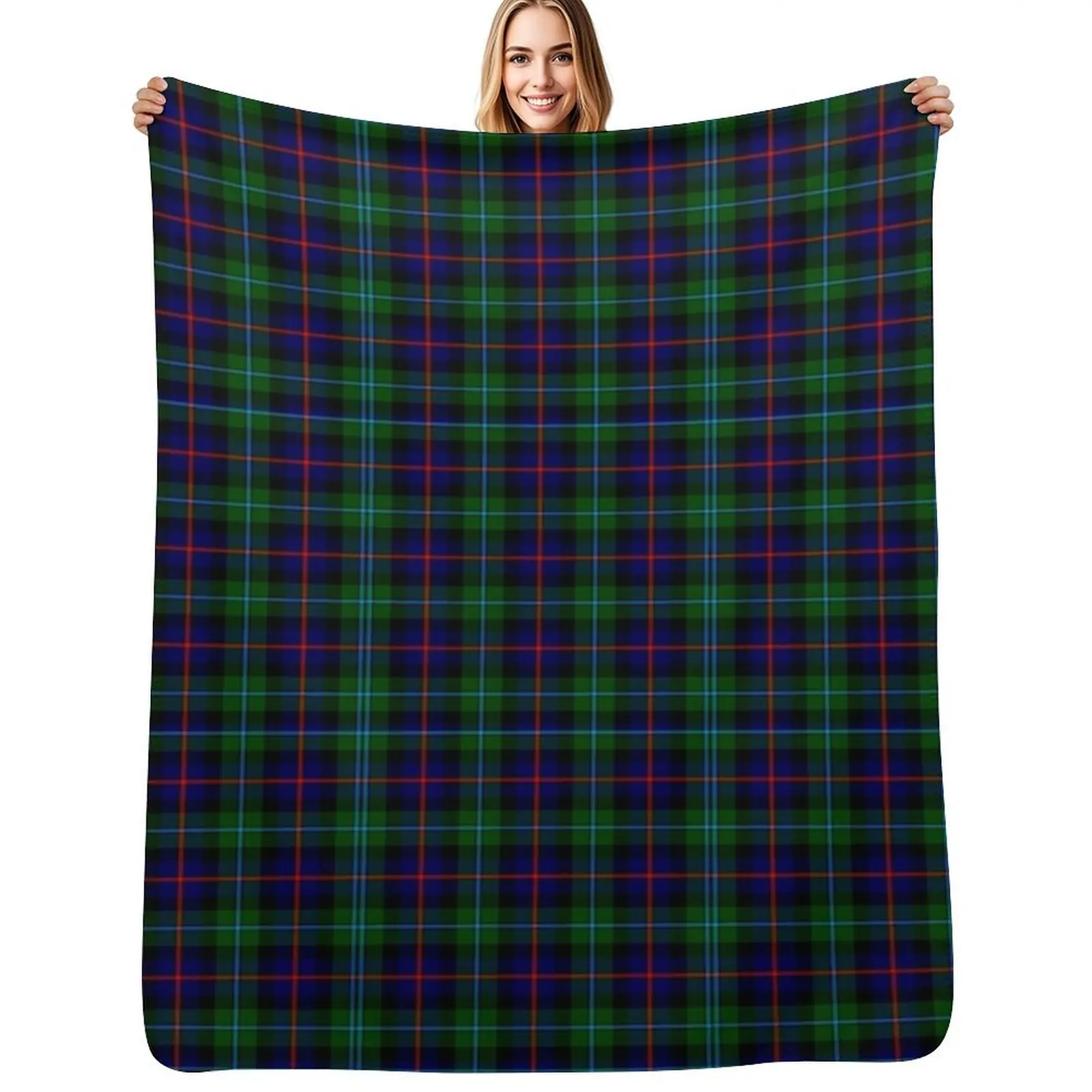 

Clan Calder Tartan Throw Blanket Versatile Cozy Throw Blanket for All Occasions