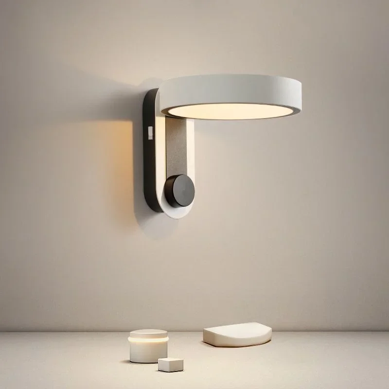 Adjustable Angel Ring Wall Light Bedroom Simple Modern Creative Bedlight High End Nordic Style