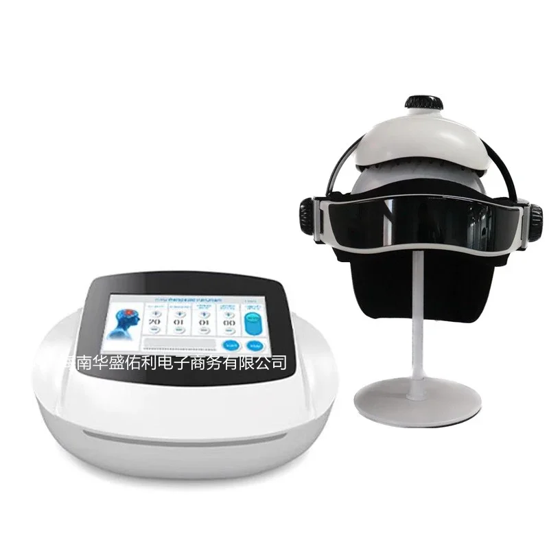 50mt English System Helmet Drug Addiction Stroke Alzheimer Autism Depression Transcranial Magnetic Stimulator rTMS