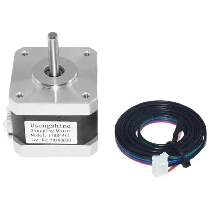 1PCS 42 stepper motor NEMA Hybrid Screw Motor (17HS4401) two-phase four-wire 3D printer performance stable high-speed response