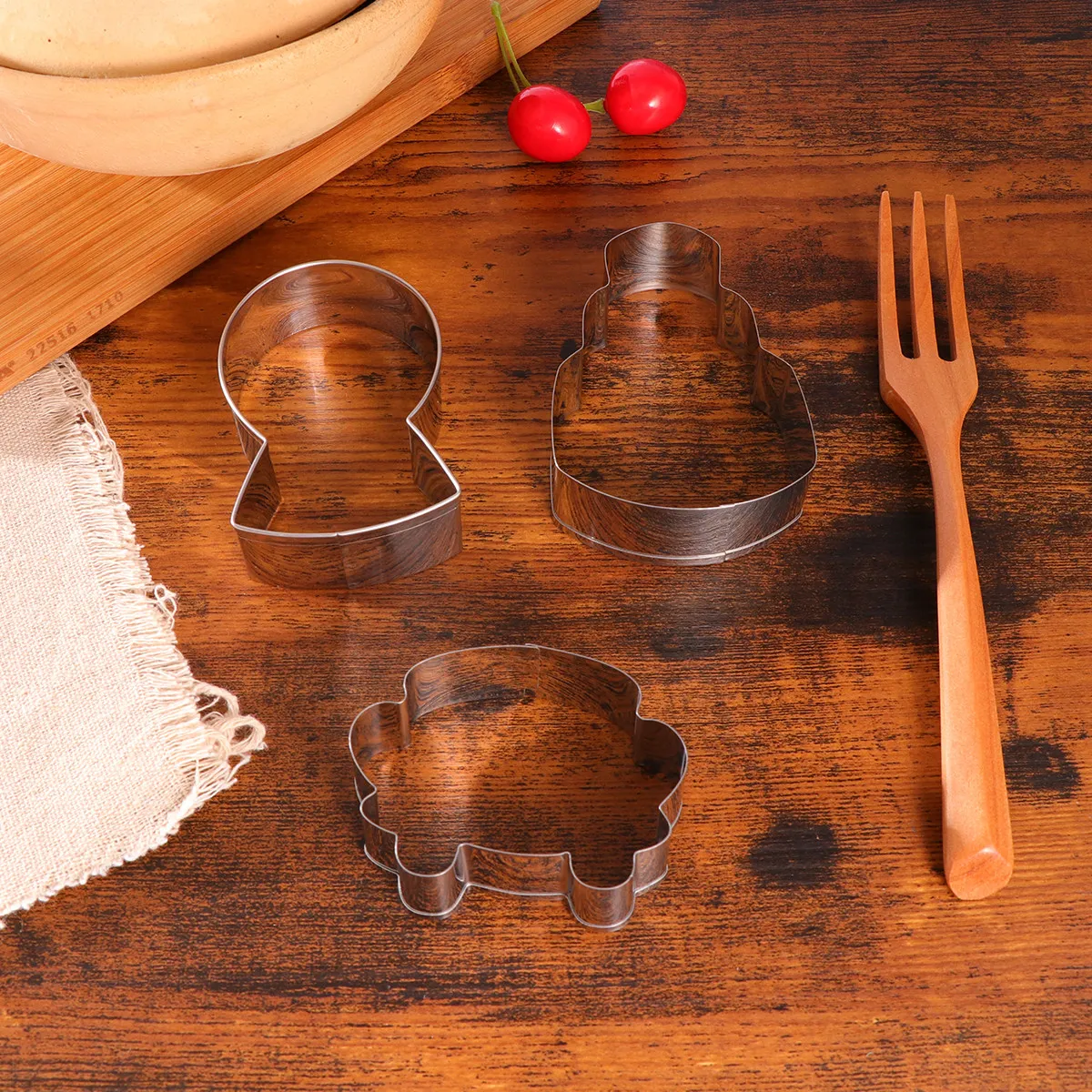 6Pcs Set Pemotong Kue Pernikah - Cookie Cutter Set ulasan dan harga