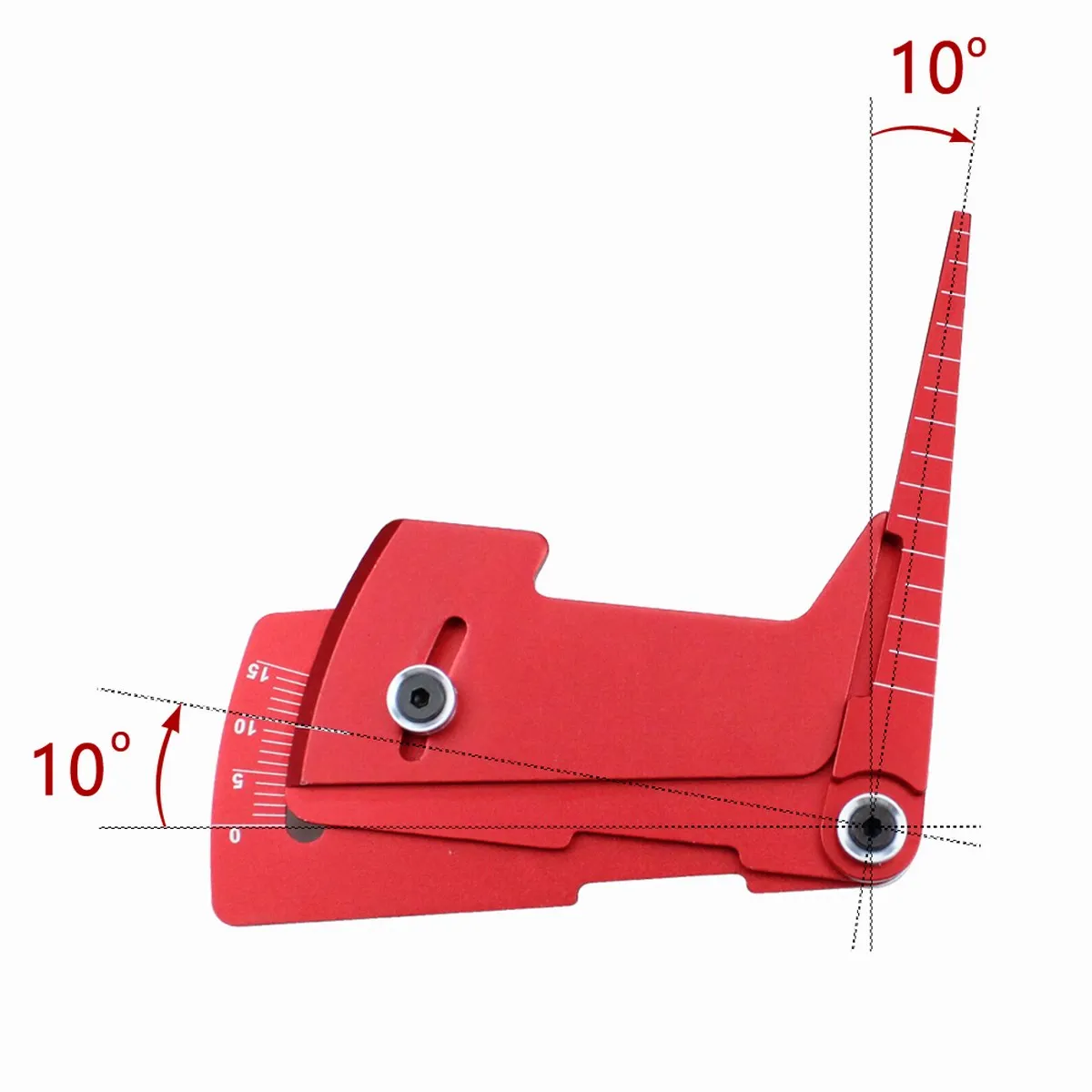 1/8 1/10 Adjustable Ruler Height Gauge RC Car Wheel Rim Camber Height Tires Angle Balance Rulers for Tamiya HSP Shunting Tools