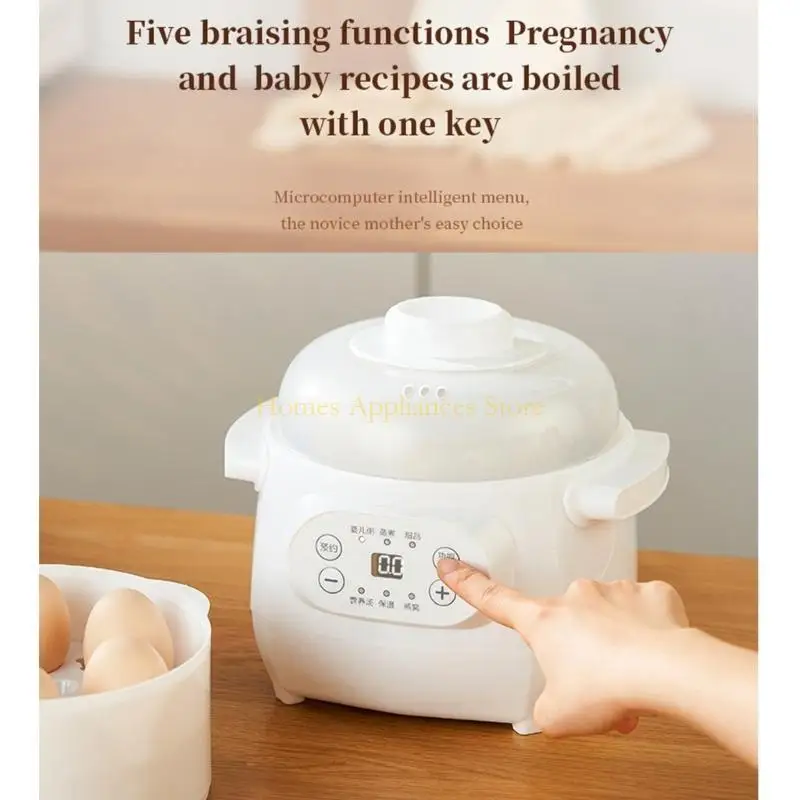 요리 죽 및 스튜를위한 안전 기능을 갖춘 D0ab 전기 소형 쿠커