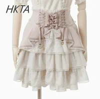 Liz Shirt Blouse Women 2026 Spring and Summer New Mine Off-the-shoulder Long-sleeved Blouses Lolita Sweet Bow Chiffon Shirt Top 5