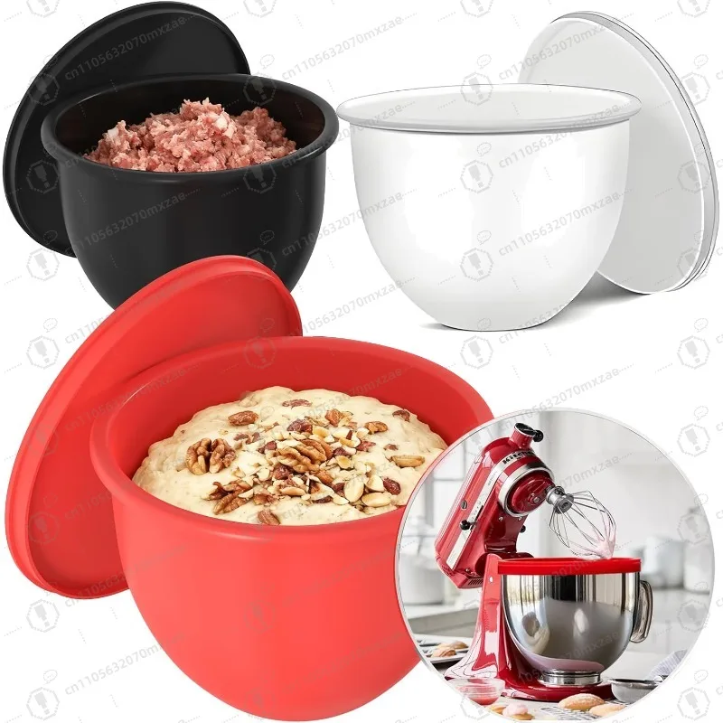 

Suitable for KitchenAid4.5-5QT stainless steel mixing bowl silicone cover, scratch-proof silicone bucket accessories