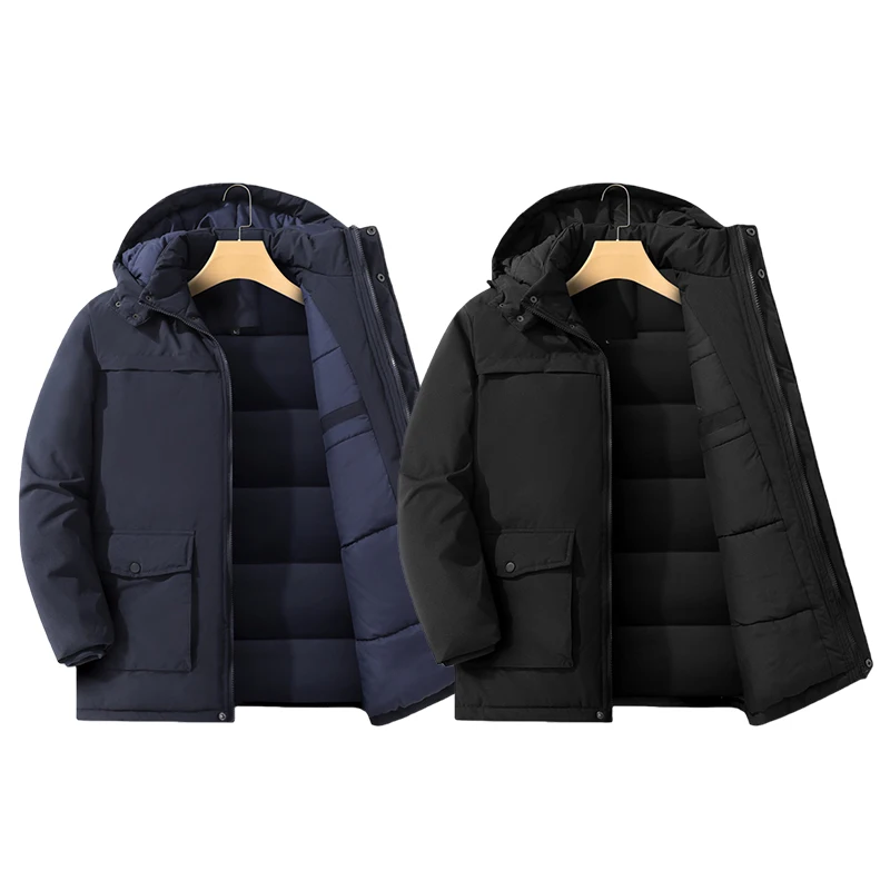 عالية الجودة سميكة القطن الدافئة مقنعين سترة قطن للرجال مقنعين الشتاء بلون السفر التزلج وسادة مبطنة يندبروف #3