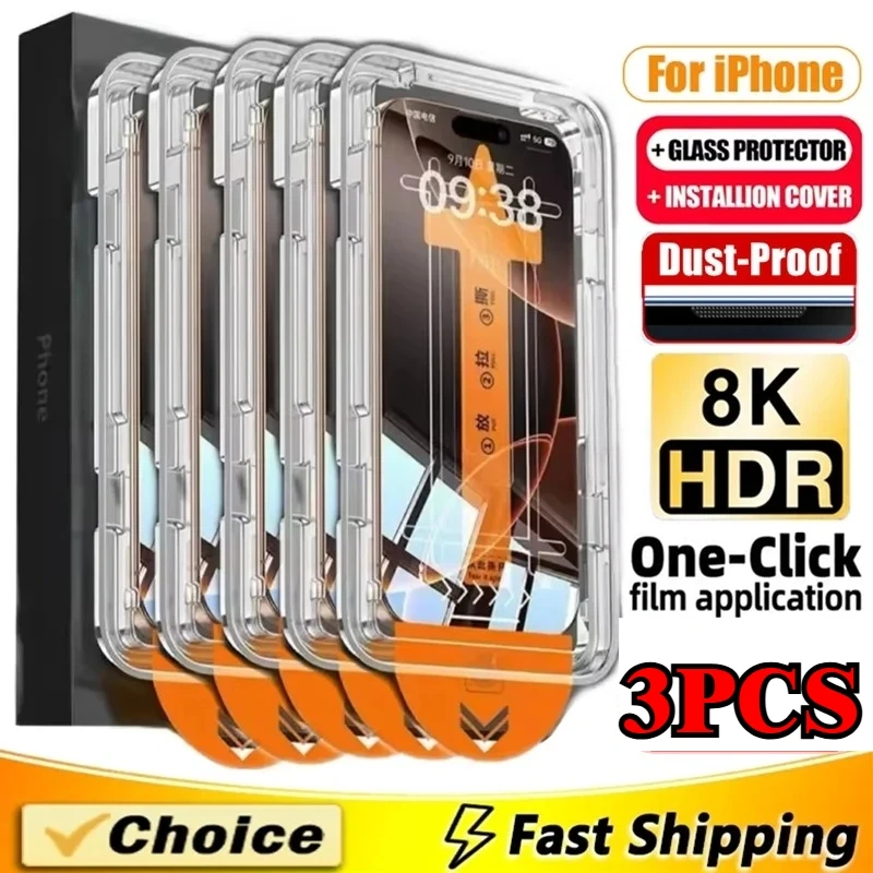 3PCS for Motorola G85,G86 G15 Power,G56 One Click Application Glass for Motorola Edge 60 50 Fusion,Edge 60 50 Pro Edge 60 50 Neo