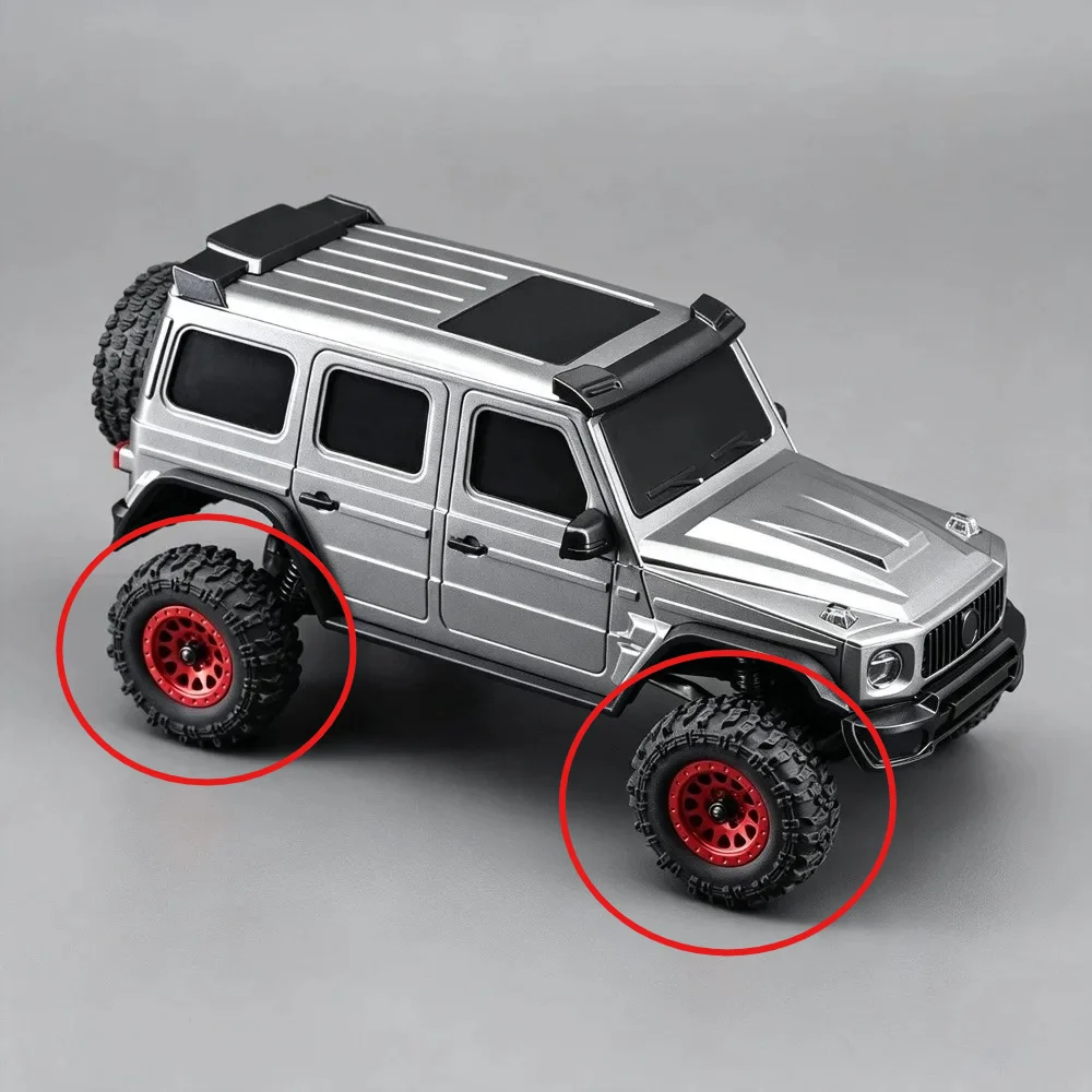 RC Crawler Glue‑on Wheel Rim Tire 0.7 Inch Negative Offset1/30 Scale for SCX30 K10 AX30 D413 customizable size RC Car Accessory