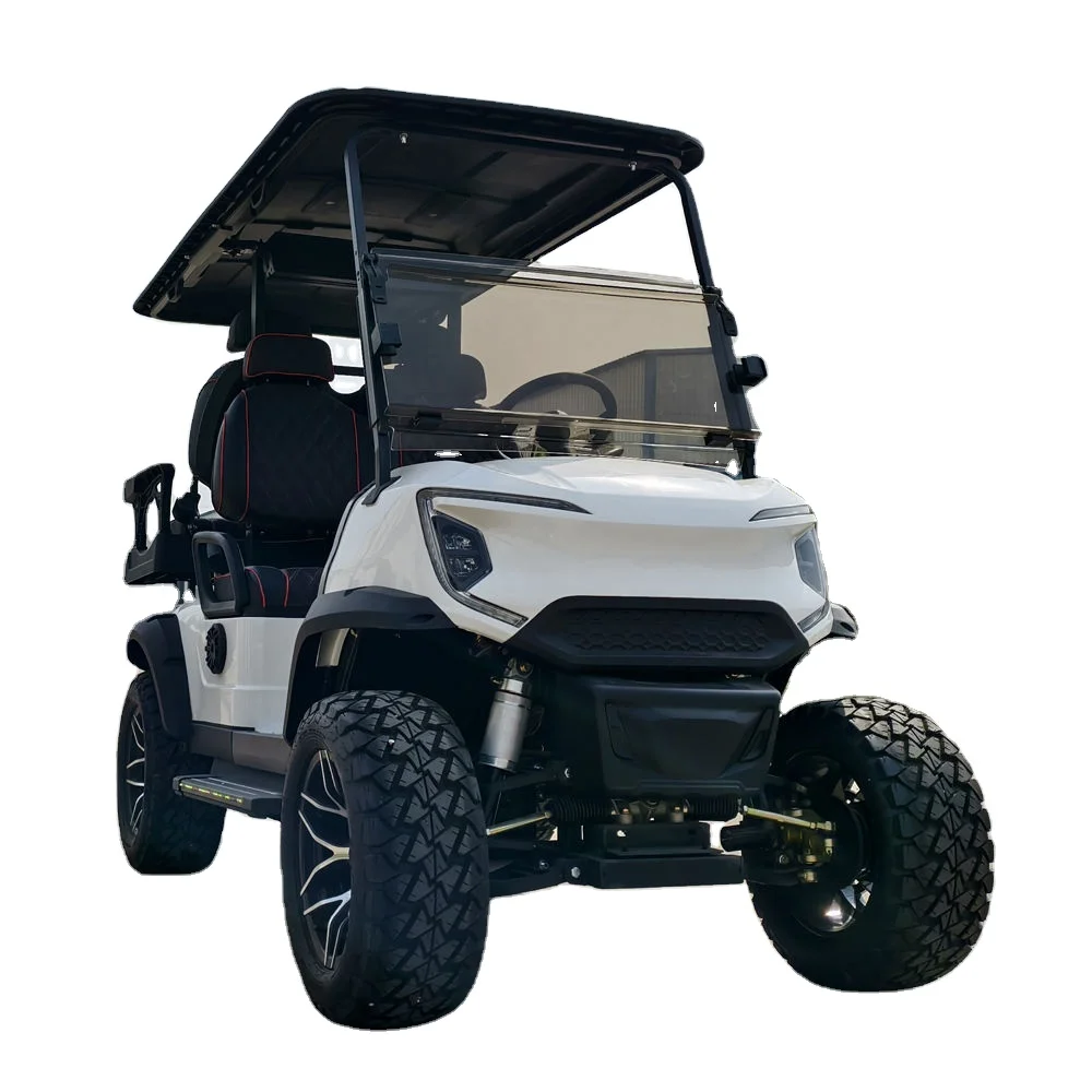 TongCai Off Road Street Legal 48v /72v Lithium Battery Golf Car Buggy 6 Seater Electric Golf Cart
