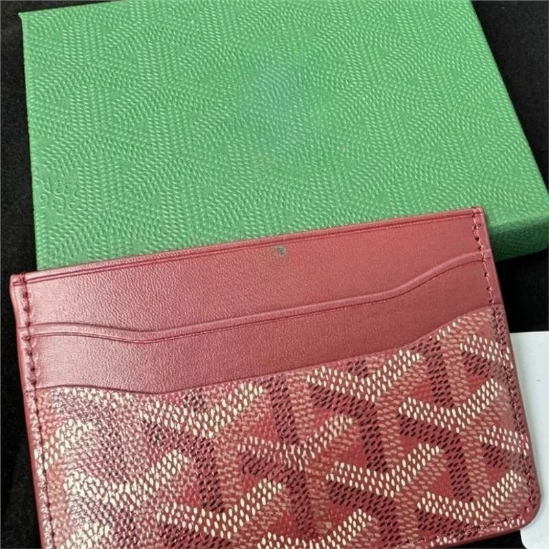 5 Fächer mit Verpackung, doppelseitiger Aufbewahrungstasche für mehrere Karten, PU-Leder aus Bargeld