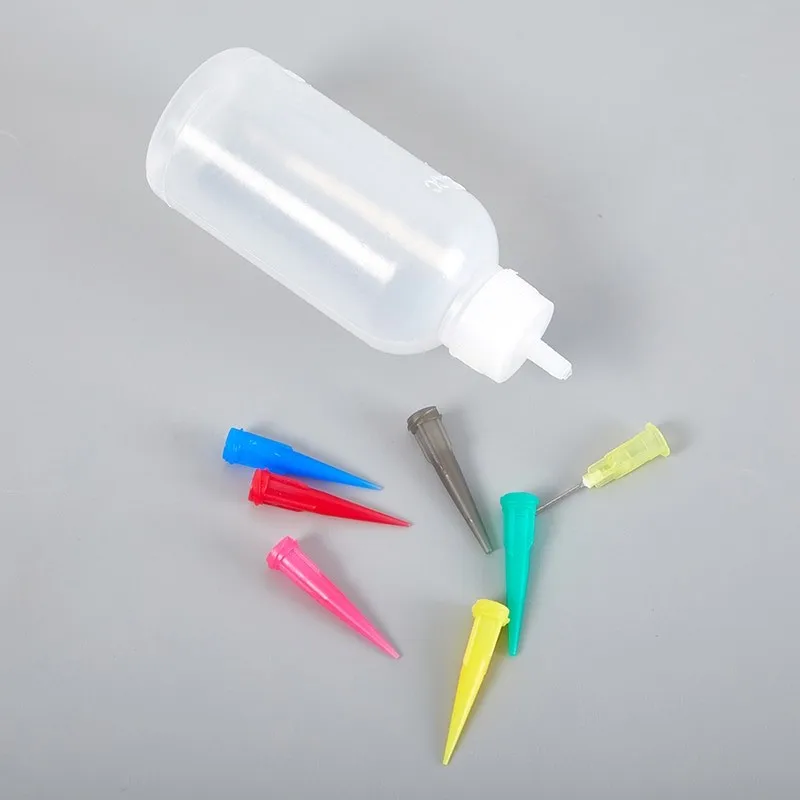 

1set 50ML Bottle Drawing Tools Jam Pot Cake Tools Jam Painting Squeeze Bottles With 7 Nozzles Cake Decor Baking Pastry