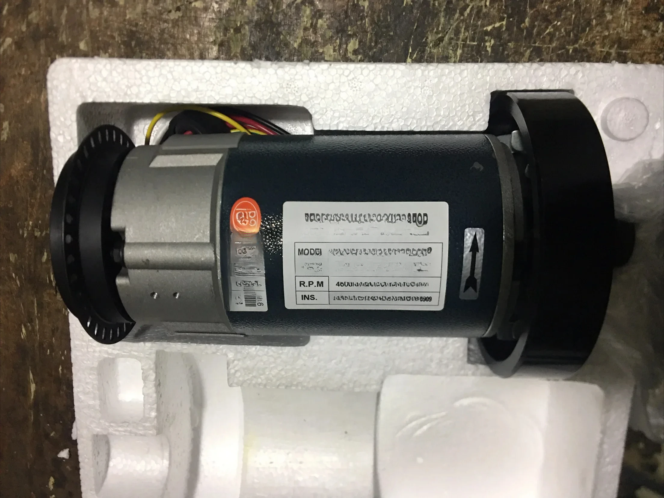 Treadmill dc motor ZYT102-06 2.0hp 180v 4600rpm 6.5A