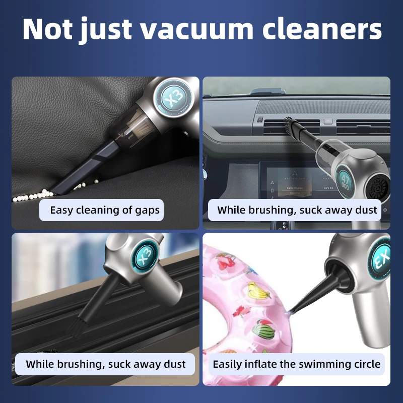 Car Vacuum Cleaner Wholesale Car Dust Blower Wireless Handheld Portable Car Mini Desktop Vacuum Cleaner Super Strong