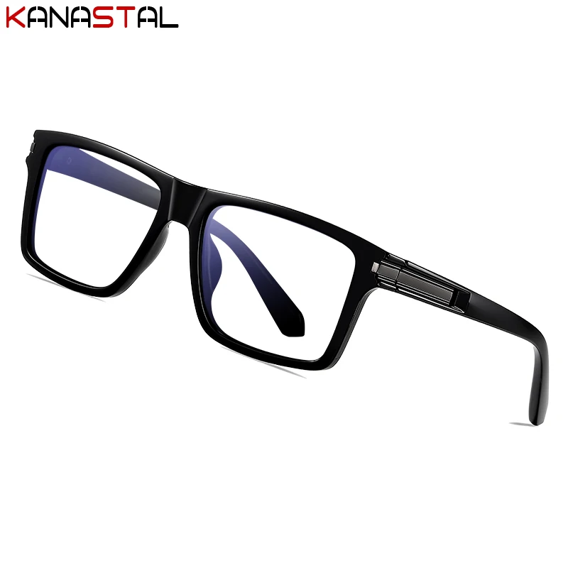 Men Computer Blue Light Blocking Reading Glasses Prescription Optical Lenses Myopia Eyewear Women TR90 Square Eyeglasses Frame