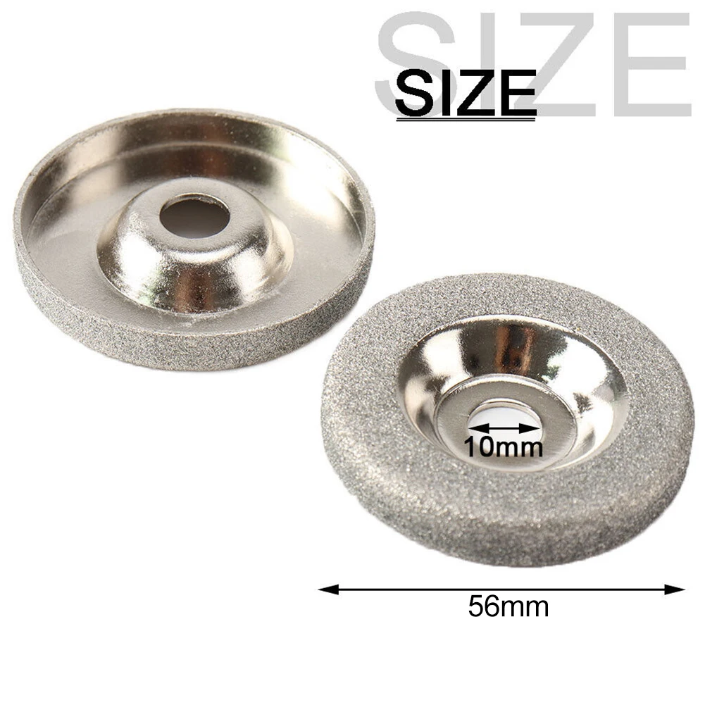 2 بوصة عجلة طحن بتصميم ماسة كوب الصنفرة قاطعة المطحنة دائرة مبراة الحجر 150/180/320 حصى لصناعة النجارة أدوات كهربائية