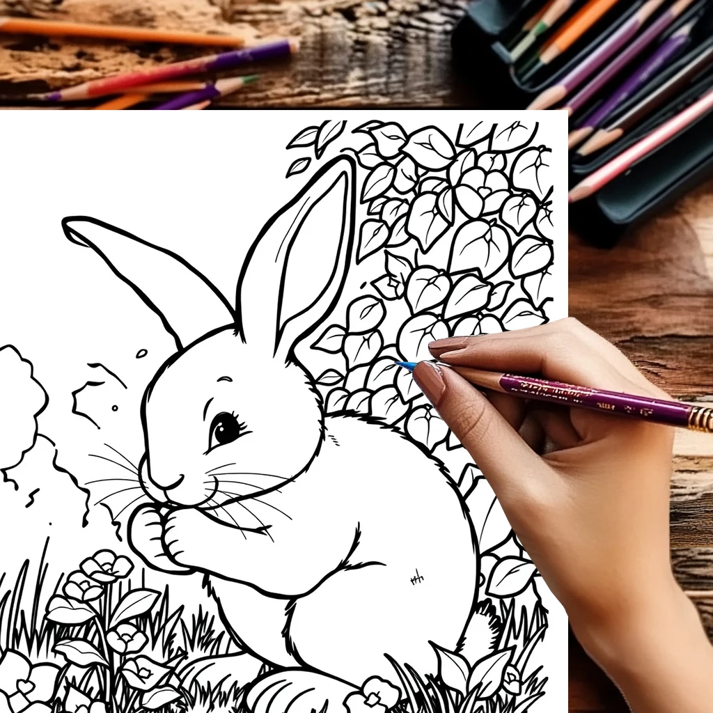 28 Pages Farm Animals Coloring Book for Adult | Drawing Supplies Colouring Book for Christmas, Thanksgiving