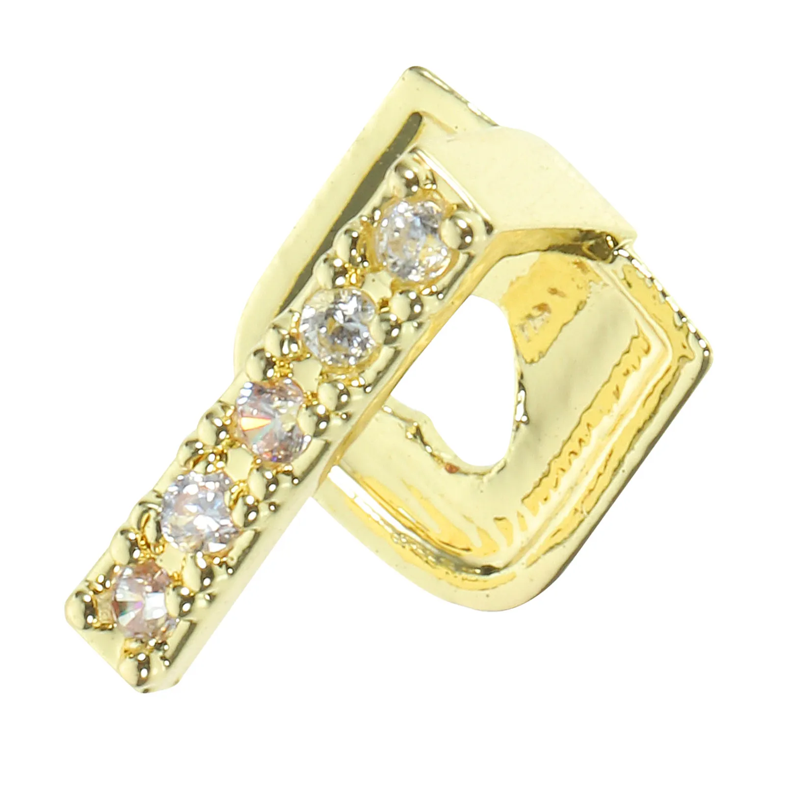 

Hip Hop Rhinestone Teeth Grill Sturdy Copper Reusable for Halloween Party Cosplay Music Concert Decorative Mouth Grill