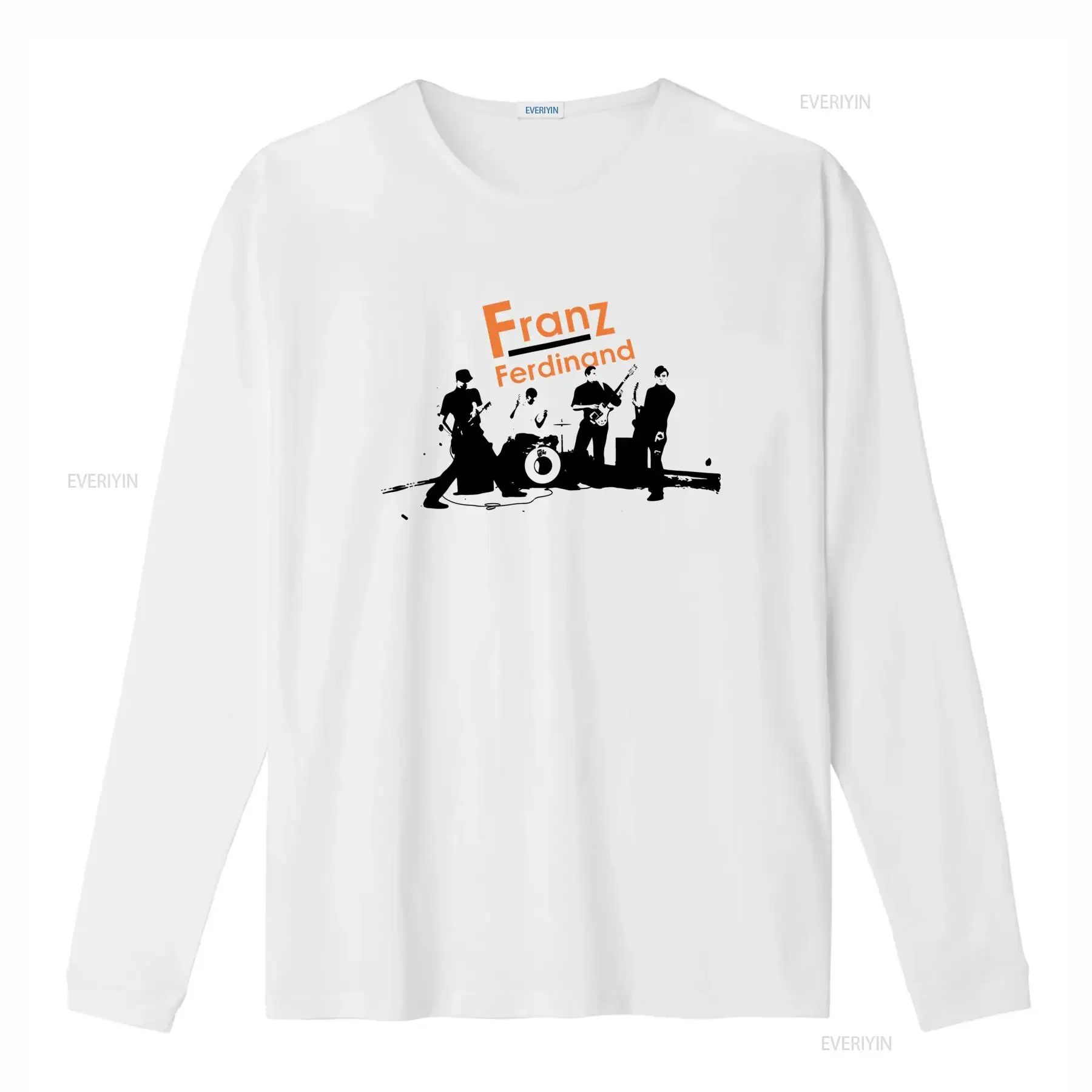Franz Ferdinand Band Print  T Shirt White Sizes S to 4XL Perfect for Music Lovers vintage Washed Stylish Casual fashion