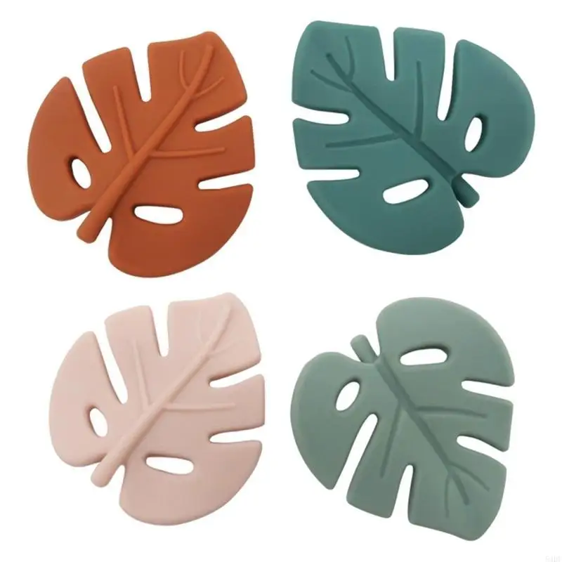 

54DF 2PCS Lovely Teether Relieves Teething Discomfort for Baby Toddlers Chewable Toy for Sucking Sensory Infant Teething Toy