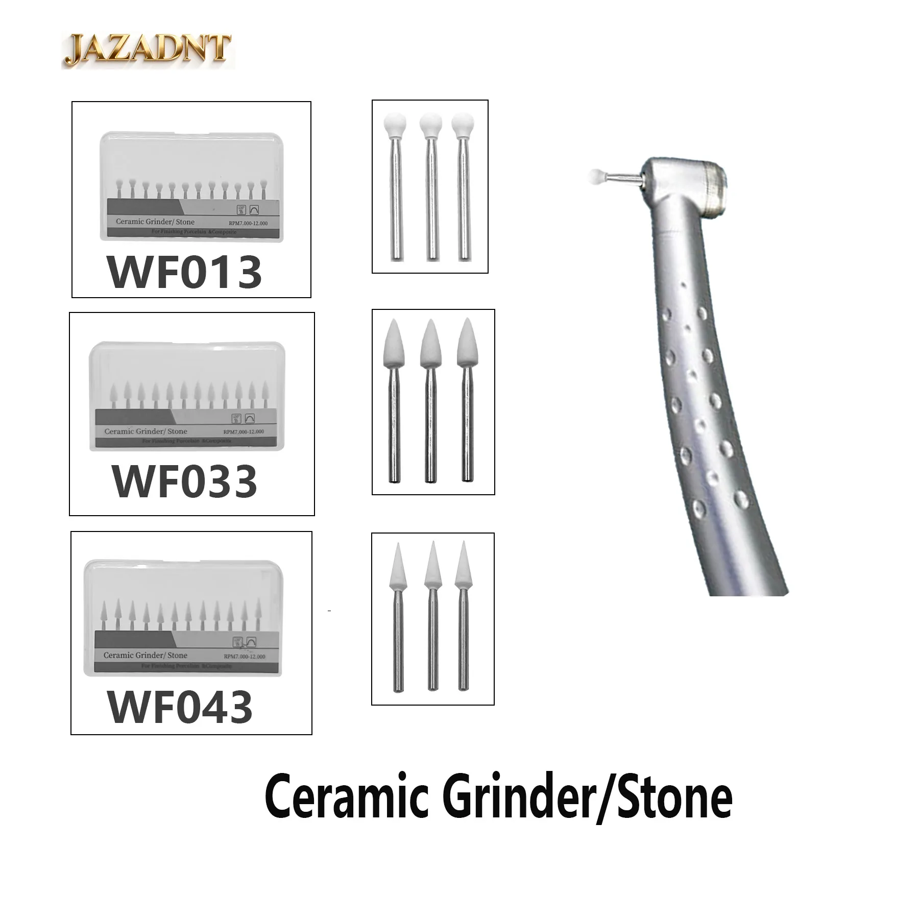 

Dental Products For Fine Grinding And Polishing Resin Hp1.6mm Dental Polishing Burs 12pc Dentist Dental Lab Or Clinic
