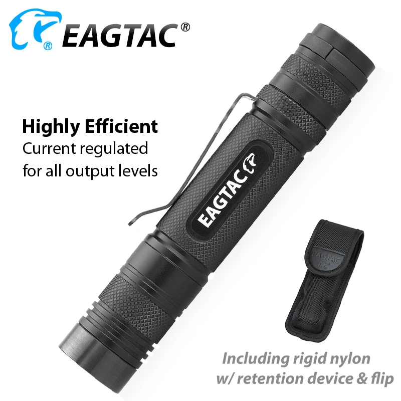 EAGTAC D25C2 XM-L2 Nichia519A SST20 عالية CRI الشعلة 850 LED لومينز 4 طرق مخرجات مصباح ليد جيب 17650 16500 شعلة جيب