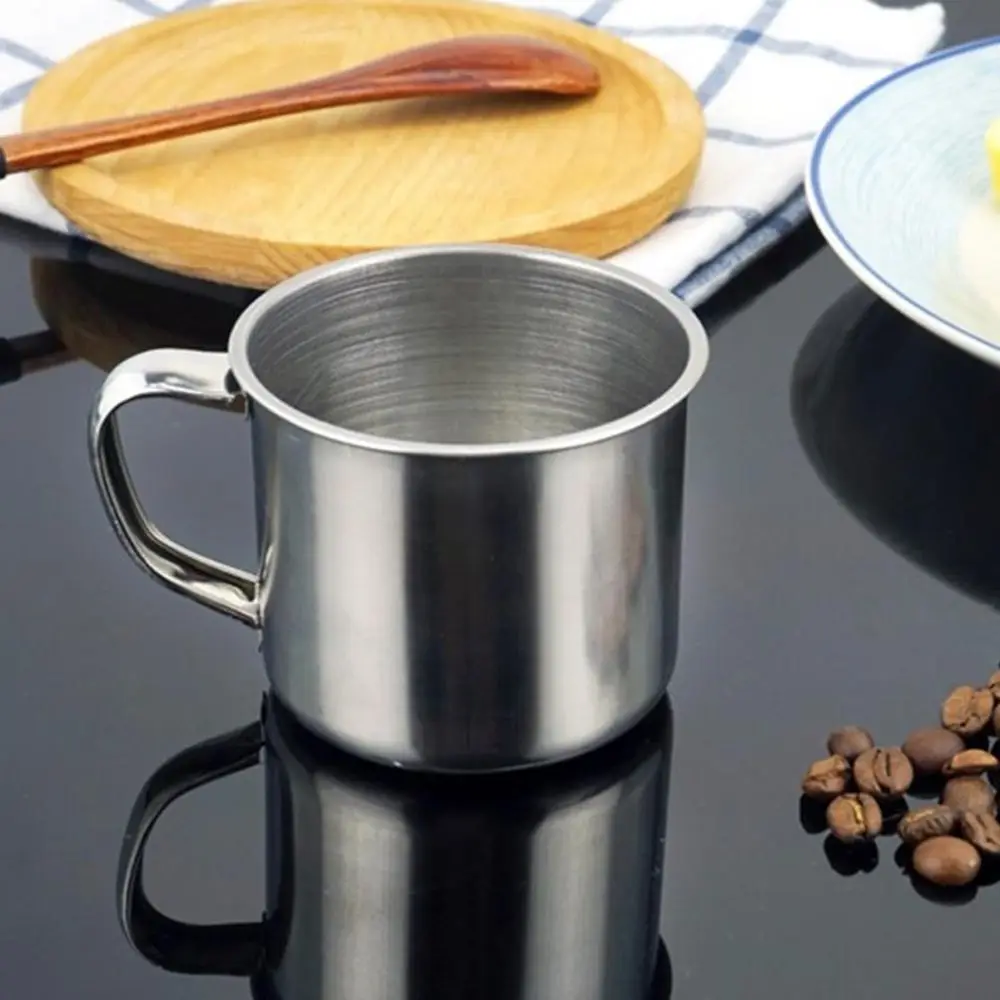 200ml Drinking Tumbler Pint Travel Coffee Mug Portable Cup Stainless Steel Camping