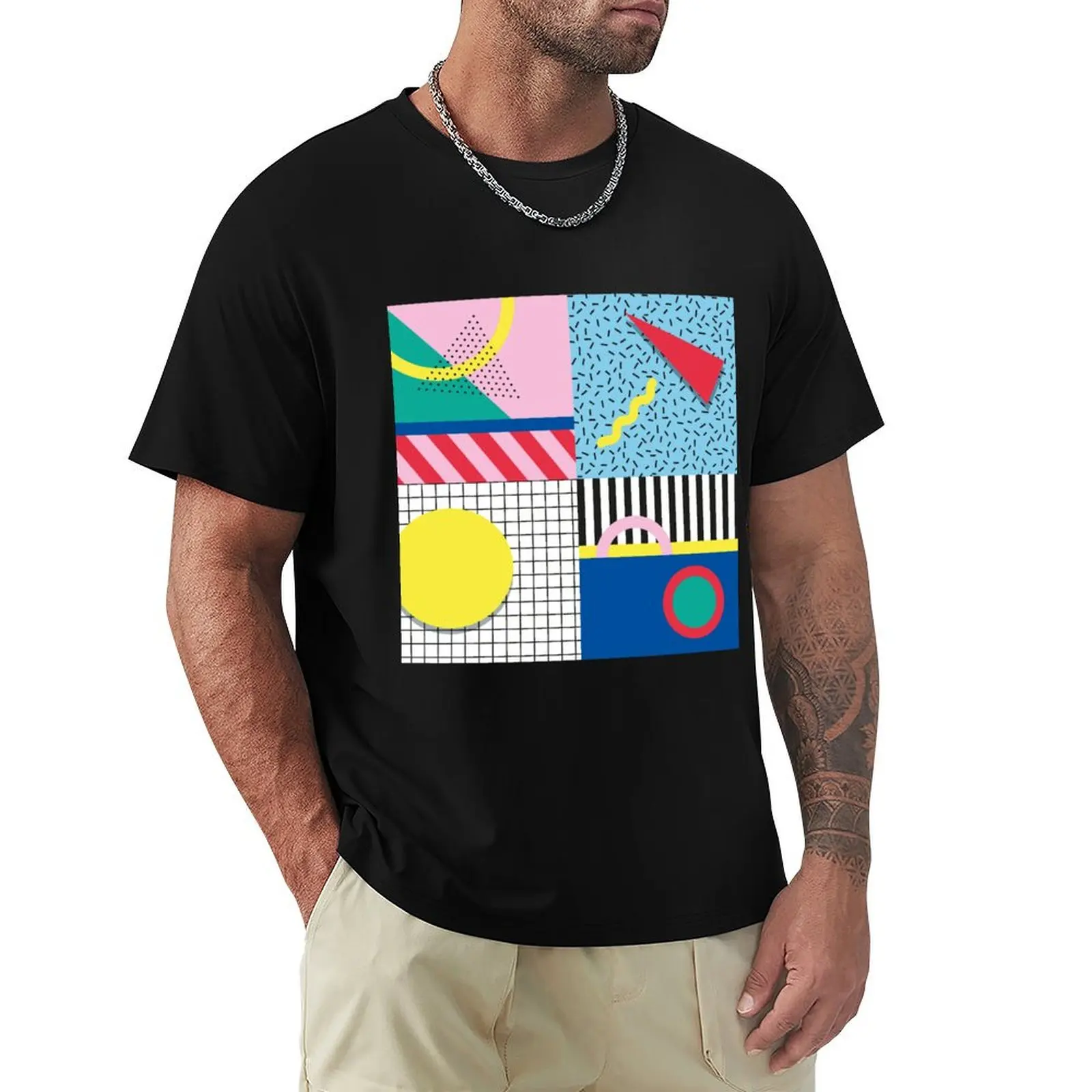 

Memphis party T-Shirt plain anime shirt customs design your own funny costumes shirts men