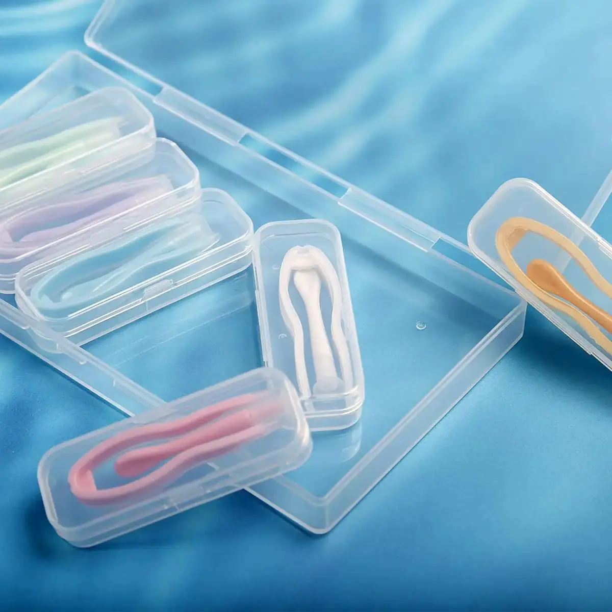 1/2/5pc Tragbare Kontaktlinsen Stick Werkzeug Box Set Kontaktlinsen Inserter Werkzeug Pinzette Saug Stick für Augenpflege (Zufällige Farbe)