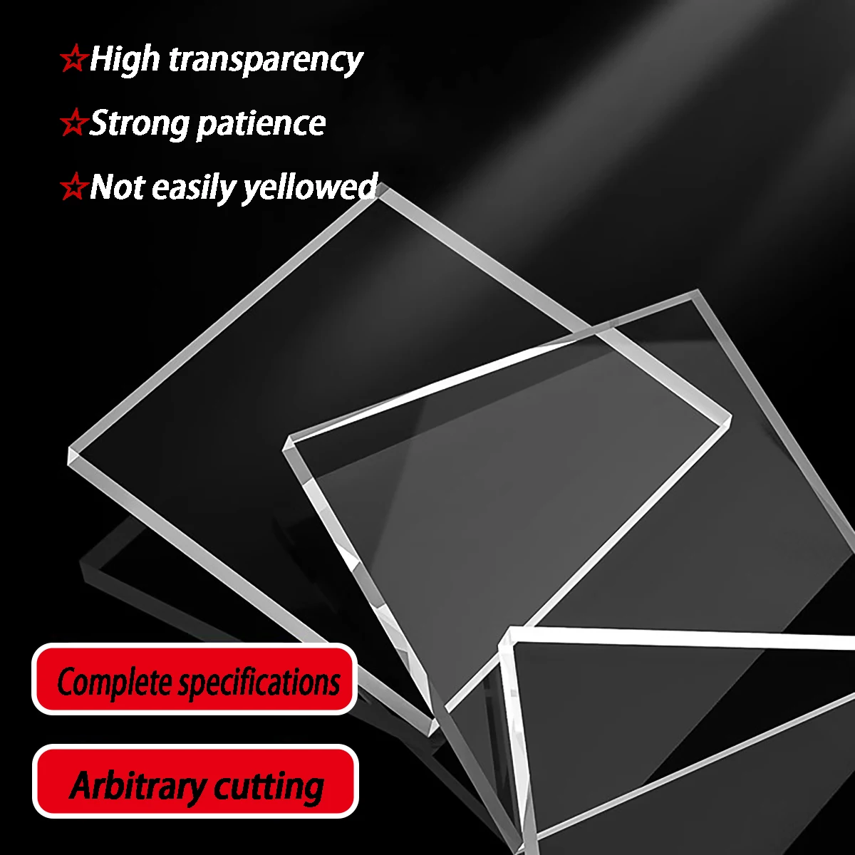 

Polycarbonate Plate PC Sheets Transparent Board Thickness 2mm 3mm 4mm 5mm PC Clear Polycarbonate Solid Sheet