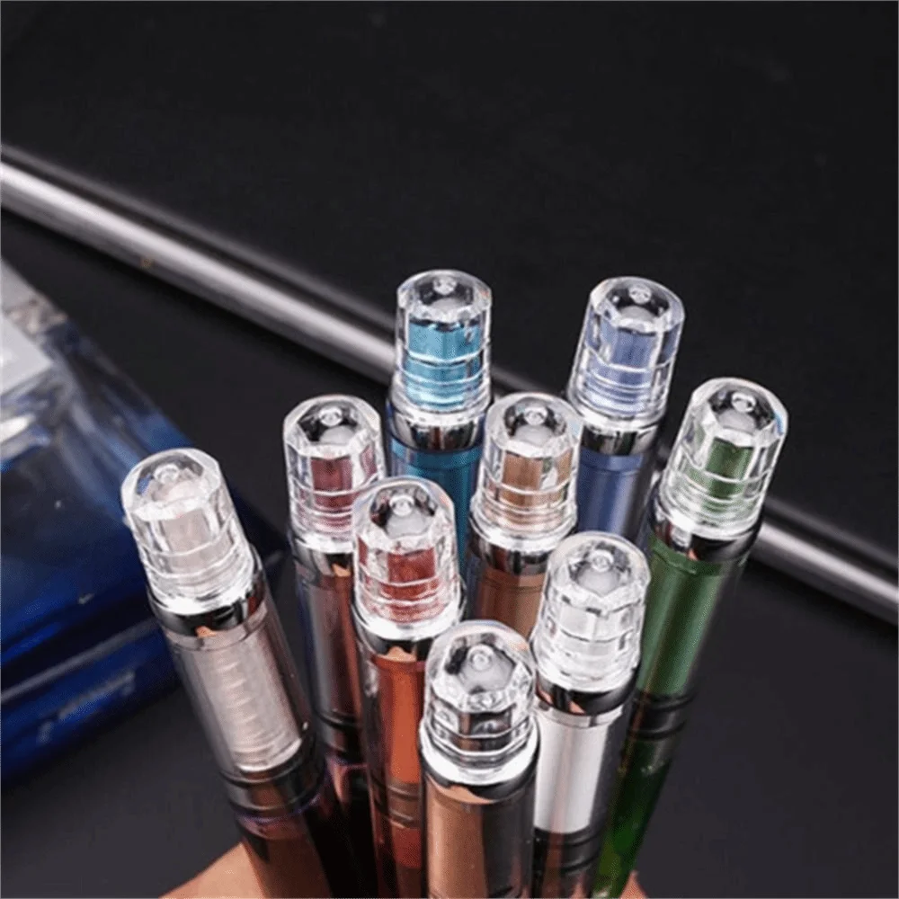 Stationery School Supplies 0.38mm Large Capacity Transparent Business Piston Fountain Pen Ink Pens Fountain Pen Writing Pen
