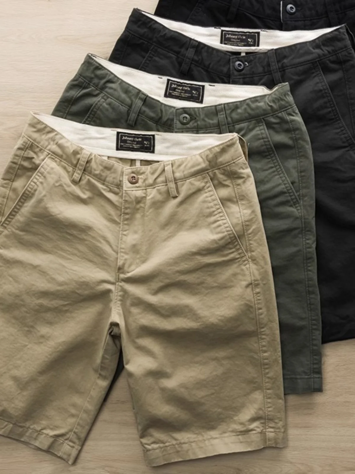 

American Sle Summer Men's Casual Cotton orts Trendy Brand Pure Cotton Slim Fit Five-Point Workwear Pants Youth Faion