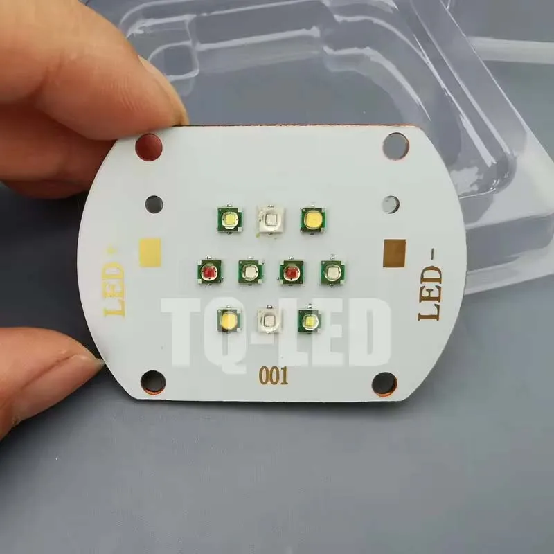 led de alta potencia em pcb de cobre multi cor vermelho verde azul branco cores 30w xp e xpe 01