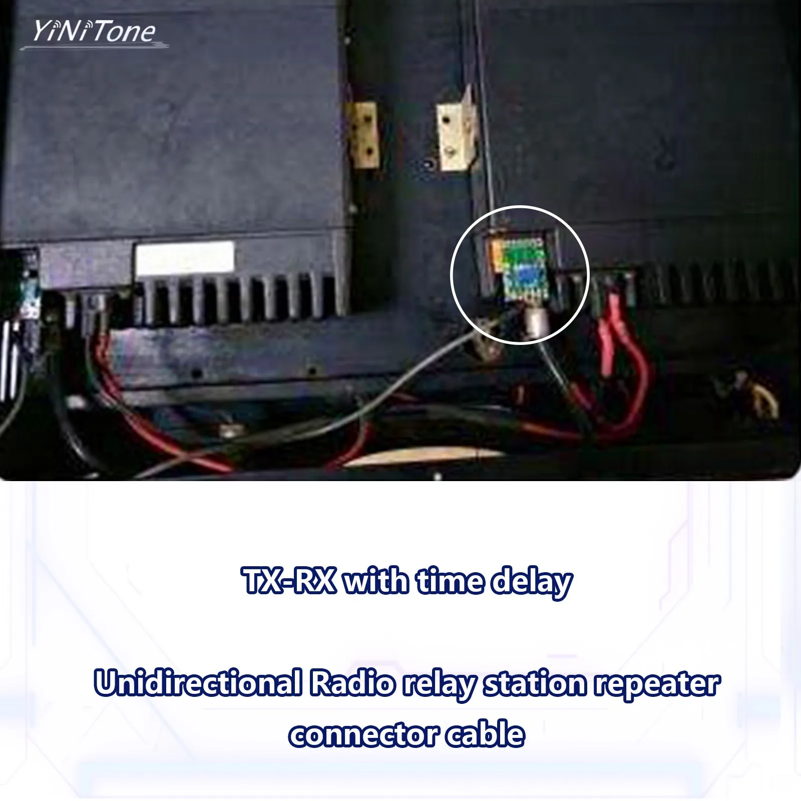 Repeater Connector Cable TX-RX-D Time Delay for Motorola GM300 GM338 GM3188 GM3688 Radio Relay Station Unidirectional Delay Line