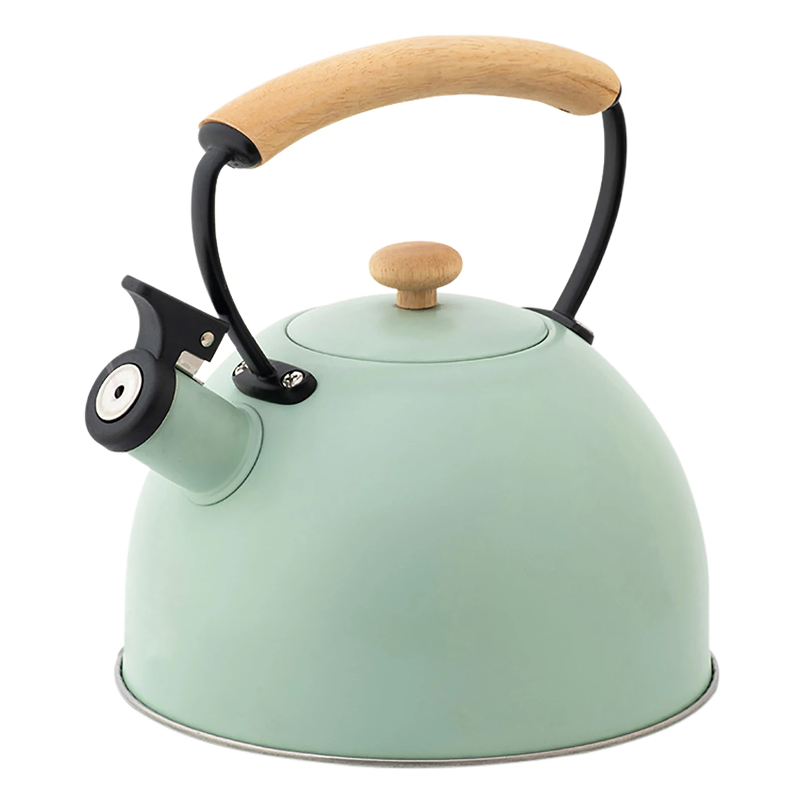 3L Whistling Tea Kettle Stovetop Food-Grade Whistling Tea Pot Stainless Steel Teapot Matte Stovetops Enamel Food Grade Teapot