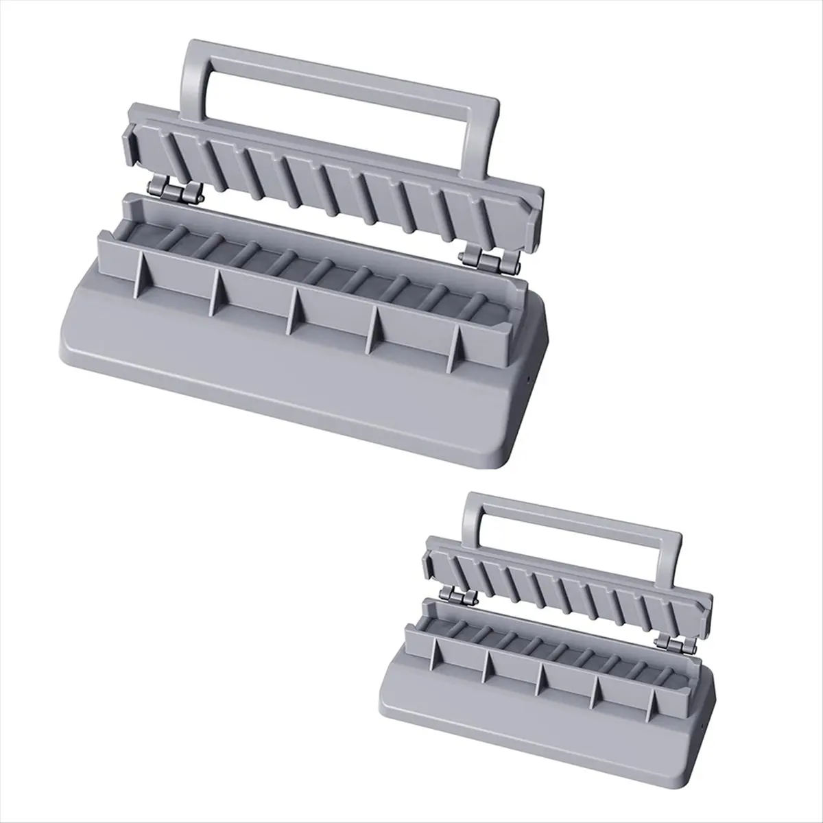 M10K Large Kebab Maker Press, Gray Plastic Kabab, Manual Kabob Mould, Kabob Maker Barbecue Skewers Form Your Kofta Kebab
