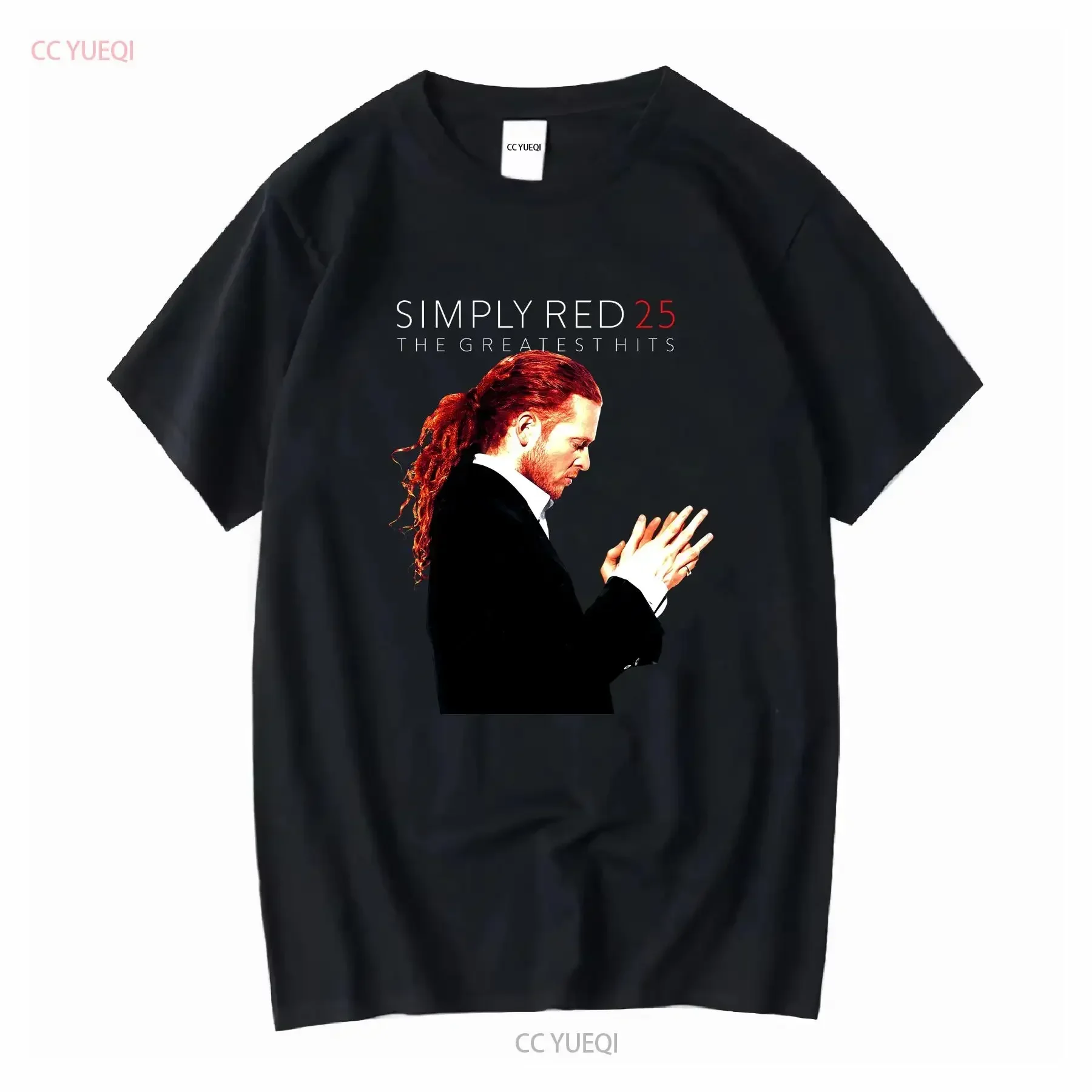 Customization Shirt Simply Red T Shirt World Tour 2009 Greatest Hits Date S On Back Size M Vintage Washed Versatile Breathable S