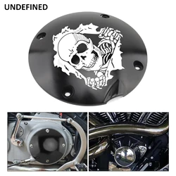 For Harley Sportster 883 1200 XL XLH 1994-2003 OEM Part Number 34760-94 Aluminum Dome Shaped Clutch Derby Cover Black Chrome