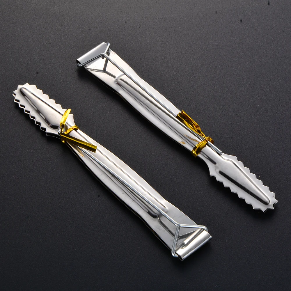 

DEJAYA Metal Shisha Hookah Charcoal Tongs 11cm 15cm Tweezers Nargile Chicha Smoking Accessories Tool