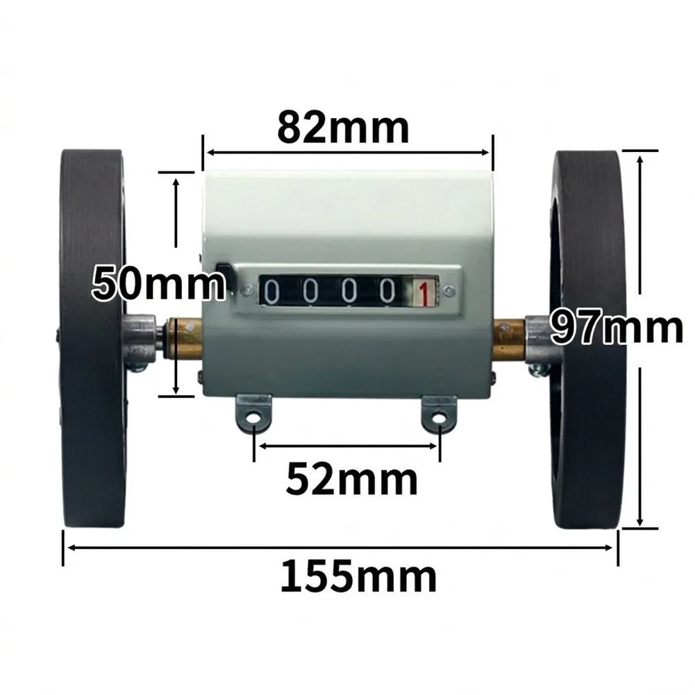 Rolling Meter Counter Z96-F for Textile Leather and Technical Fabric Applications with Consistent Gear Performance