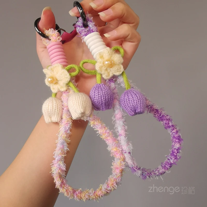 

Mobile Phone Hanging Rope, Jade Gold Fragrant Flower Wrist Rope, Short Outdoor Pendant Hanging Rope, New Product