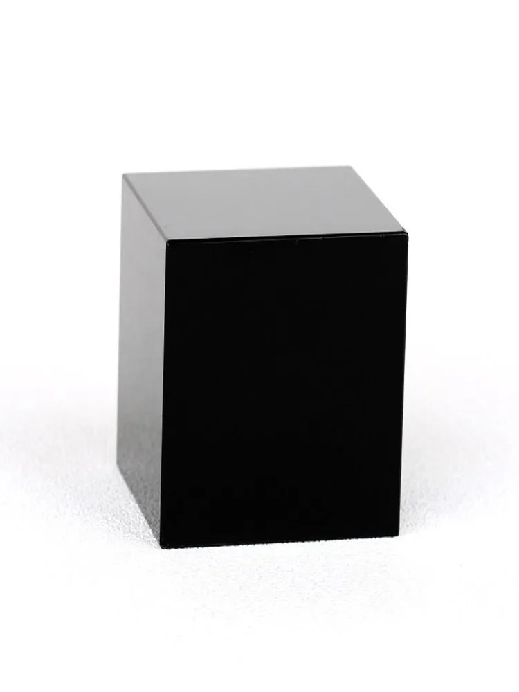 2–8 cm natürlicher schwarzer Obsidian-Quarzkristall, polierter Würfel, Reiki-Heilung – Detail 6
