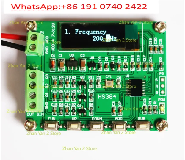 1PCS New 1Hz~ 5KHz three-phase sine wave signal generator instrument, resolution 1 degree