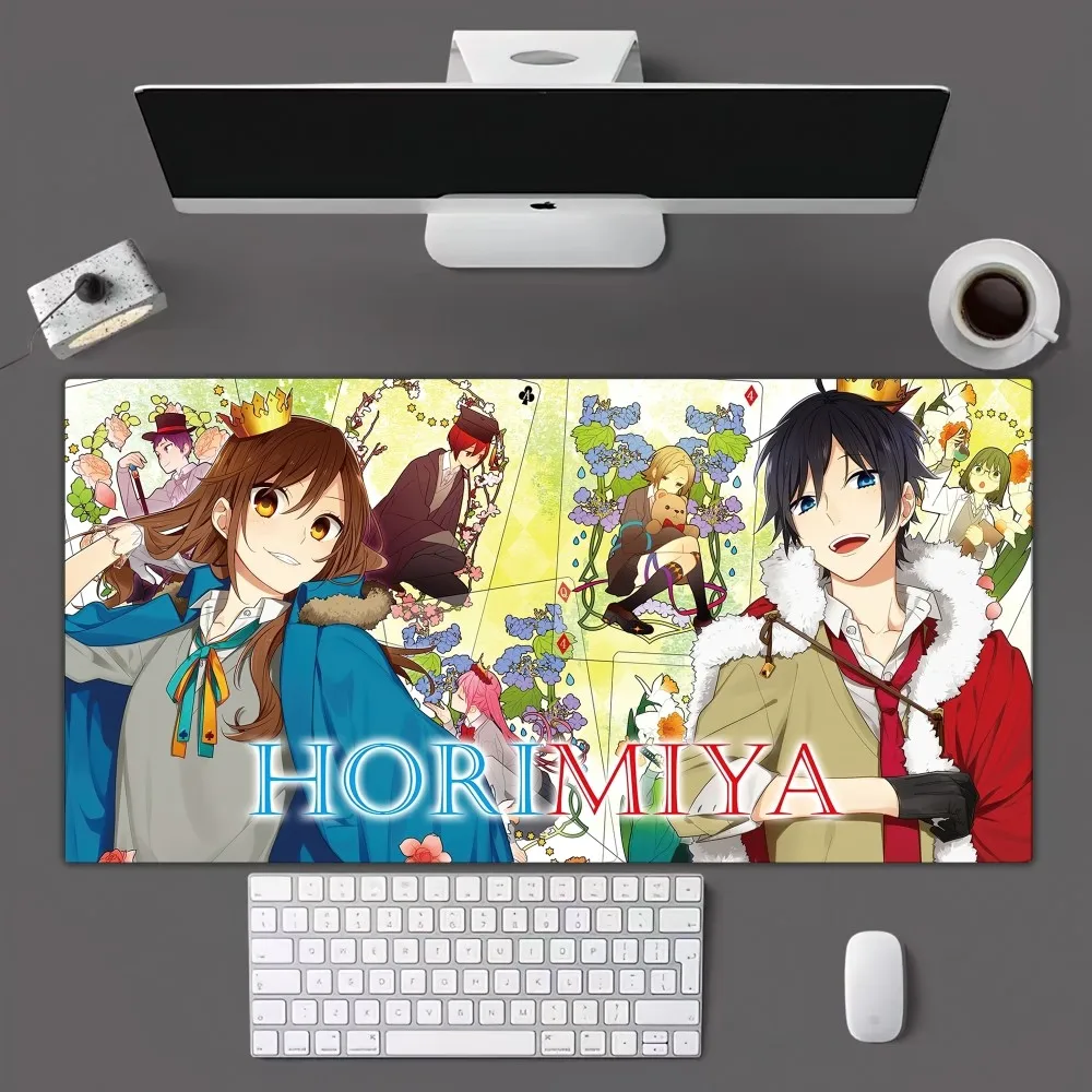 Bilibili Anime H-Horimiya Mousepad Mousepad Gamer Mouse Pad Size For Office Long Table Mat