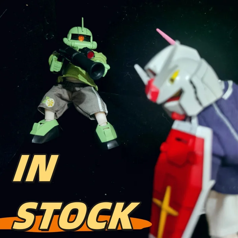 

Оригинальная маленькая кукла Rx-78-2 Zigu, аниме-фигурка, орнамент, подвижная модель игрушки, специальная модная версия, одежда на заказ, подарок